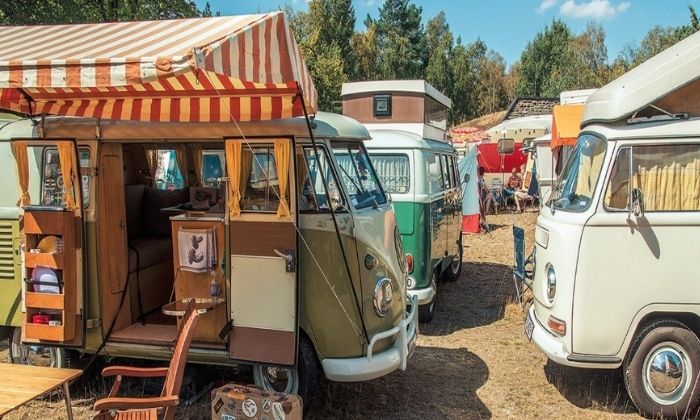 Historischer Campingplatz im LVR-Freilichtmuseum Kommern © Hans-Theo Gerhards | LVR